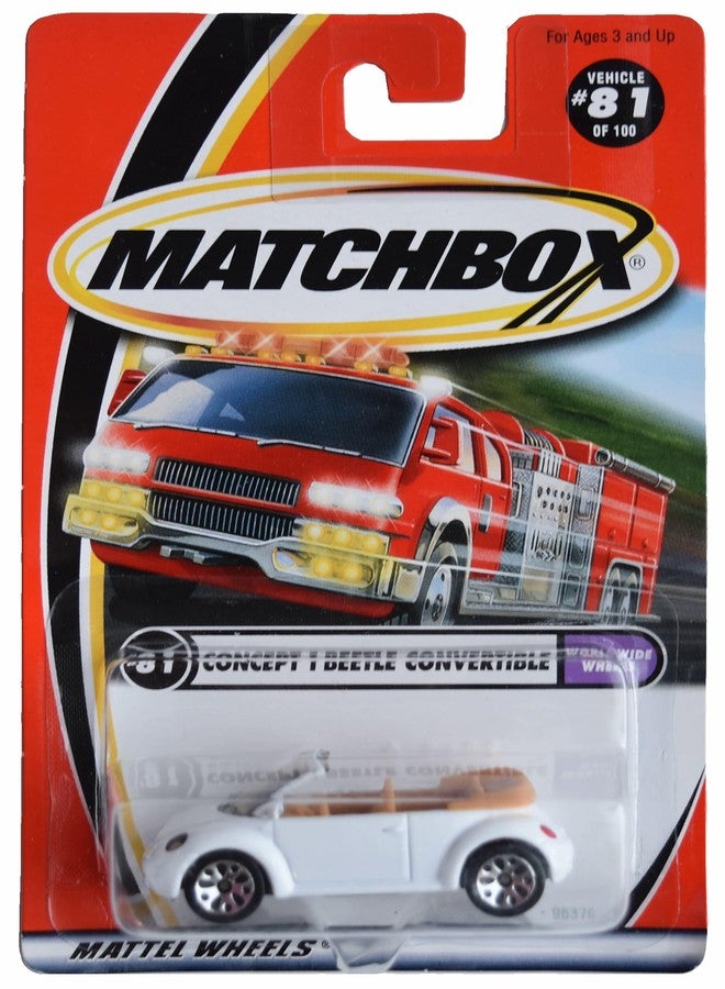 Matchbox Concept 1 Beetle Convertible, Worldwide Wheels [White] 81/100 - Image 2
