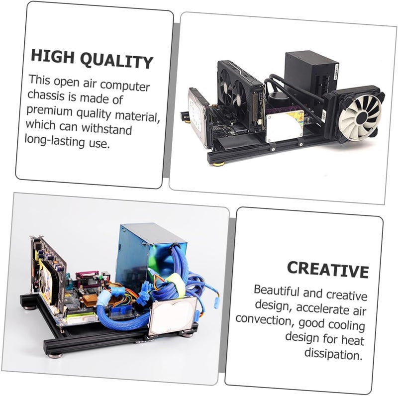 Single & bulk use compatible KALLORY Open Air Computer Case Frame for ATX Motherboard DIY Open Style Chassis with Single Power Supply Support SSD Compatible Protective Rack for Graphics Cards and Clean Cable No overseas transit wait Easy daily handling design Bug proof seal All-round unified build Cross-material combo compatible Temp resistant Classic practical design Long term use design Full land route delivery Multi-goal comprehensive design Global flexible sizing options Low dust buildup Natural tone color options Elegant practical multi-option build Neat shape Globally popular universal design High precision lightweight material Multi-use well optimized build Chemical free Adjustable build Global sizing options User friendly optimized build Extra part combo compatible Spec compliant trusted quality - Image 4