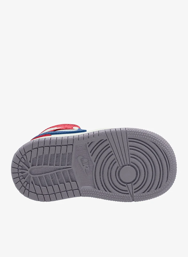 Jordan TRUE BLUE/SUMMIT WHITE-VARSITY RED-BLACK-CEMENT GREY Infant Jordan 1 Mid Bt  | Best Price UAE