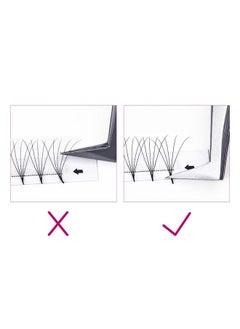 FADLASH Eyelash Extension FADLASH Volume Lash Extensions 5D Premade Fan Eyelash 12mm Premade Lash Extensions Fans Supply C/D Curl .05 .07 .10 Synthetic Mink Premade Lash Fans (5D-0.07D, 12mm)  - Image 4