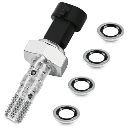 UNIGT Brake Pressure Switch with 4Pcs Brake Line Seal Compatible with Sportsman and General Replaces for Polaris 4014262 4081117 791071 Polaris Ranger XP 1000 20192024 RZR 20162021 - Image 1