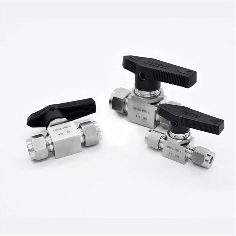 Stainless Steel Compression Union Ball Valve SS304 3.175mm 1 8 Inch For Water Gas Fuel - Image 4
