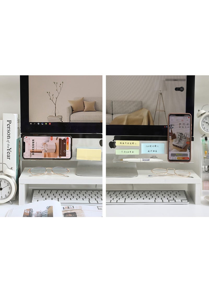 Computer Monitor Memo Board, Office Desk Accessories, Computer Message Board, Office Supplies for Women Men,Computer Sticky Note Holder Home Office Accessories Office Desktop Message Office Decor - Image 3