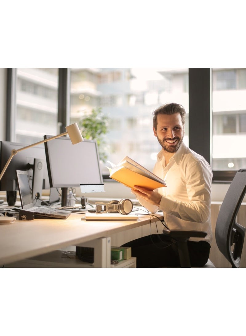 Computer Monitor Memo Board, Office Desk Accessories, Computer Message Board, Office Supplies for Women Men,Computer Sticky Note Holder Home Office Accessories Office Desktop Message Office Decor - Image 4