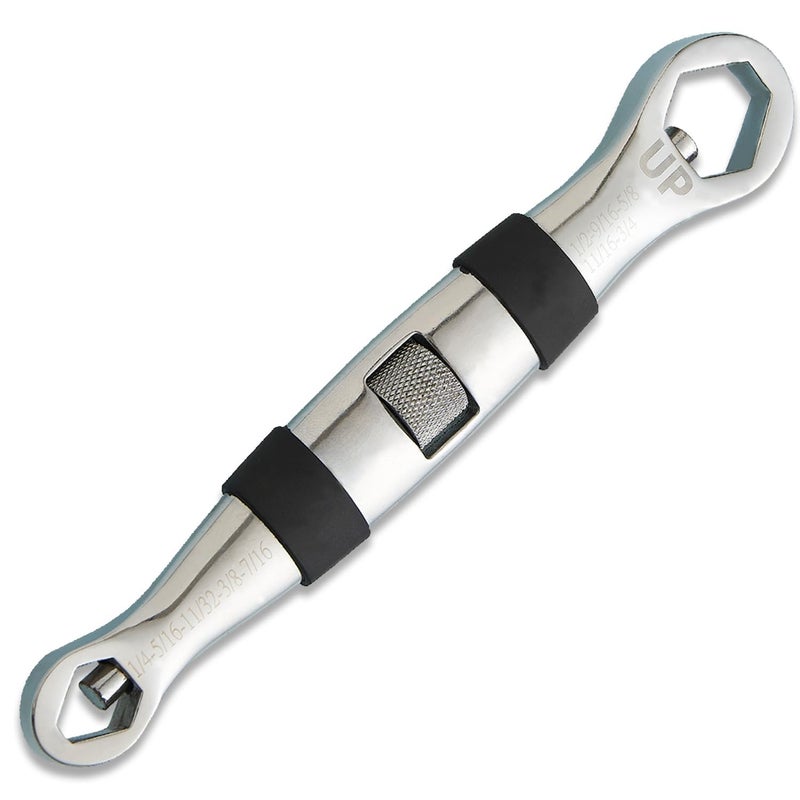 Lichamp Universal Wrench EDC Pocket Wrench Multi 23 Sizes from 14 to 34 inch and 7mm to 19mm