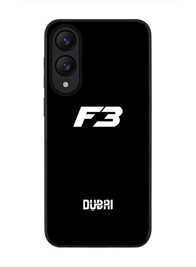 Stylizedd For Samsung Galaxy S25 Edge Case,Slim fit Camera Protection, Shockproof Thin Phone cover  -  Faz3 Dubai Black