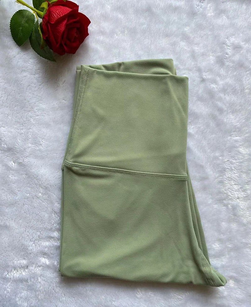 Lycra Fabric High Waist Women'S Yoga Pants Sports Fitness Clothes Tight Elastic Fitness Women'S Outdoor Trousers - Image 1