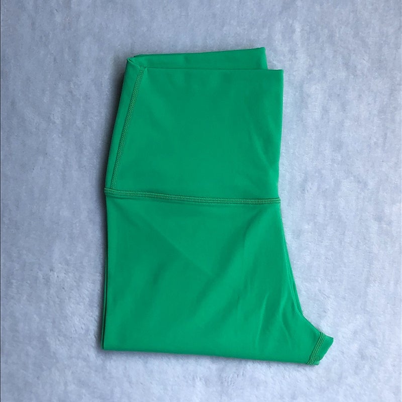 Lycra Fabric High Waist Women'S Yoga Pants Sports Fitness Clothes Tight Elastic Fitness Women'S Outdoor Trousers - Image 3
