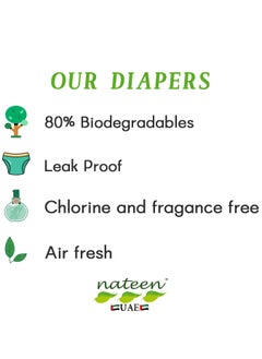 nateen Nateen Hospeen Adult Diapers Pants,20 Count Day and Night Unisex Pull Ups,Large,Period Panties for Sanitary Protection,Waist Size 80-130cm,Super Soft Fit.(Day 10 Count,Night 10 Count).  - Image 2