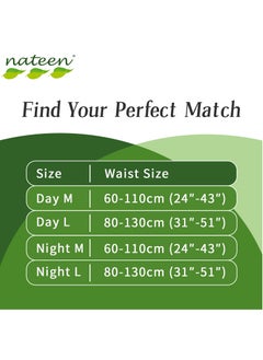 nateen Nateen Hospeen Adult Diapers Pants,20 Count Day and Night Unisex Pull Ups,Large,Period Panties for Sanitary Protection,Waist Size 80-130cm,Super Soft Fit.(Day 10 Count,Night 10 Count).  - Image 4
