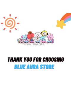 Blue Aura Blue Aura BT21 BTS Pencil Box Case 3D for Girls & Boys BTS Pen Pouch for Storage with Compartment & Zipper (Yellow)  - Image 5