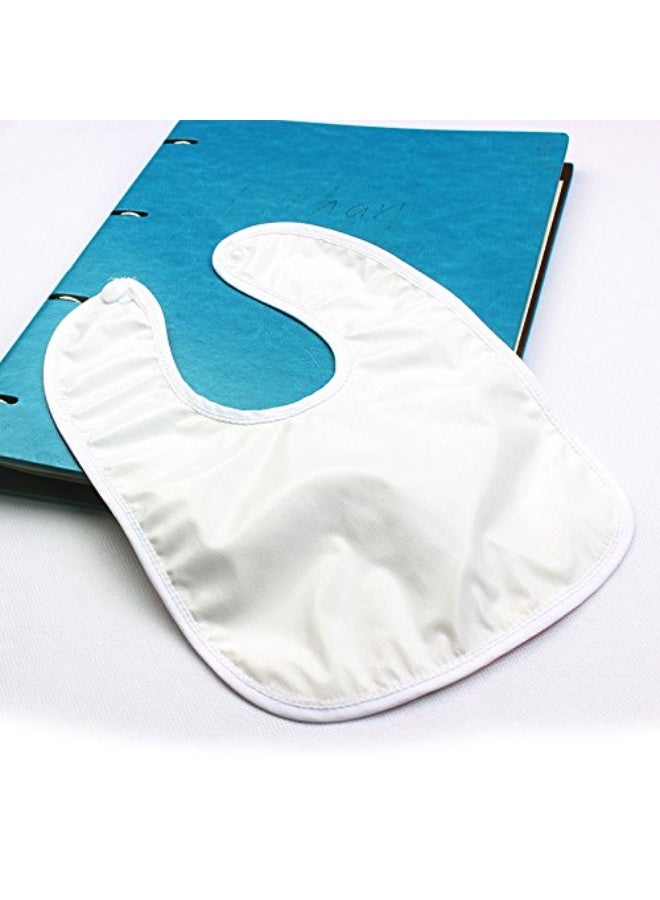 بيبي جو مرايل بيبي جو مقاومة للماء والانسكاب، مريلة أطفال مع مريلة، مرايل أطفال من عمر 6 إلى 12 شهرًا، مرايل سريعة الجفاف، مريلة قطنية ناعمة (مجموعة من 6) - Image 5