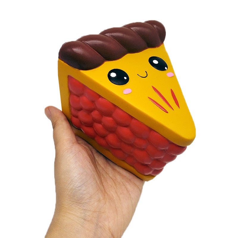 Cake Squishy Slow Rebound Decompression Toy - Creative Simulation Food Play - Image 3