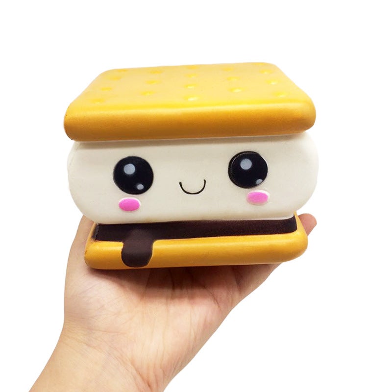 Cake Squishy Slow Rebound Decompression Toy - Creative Simulation Food Play - Image 5