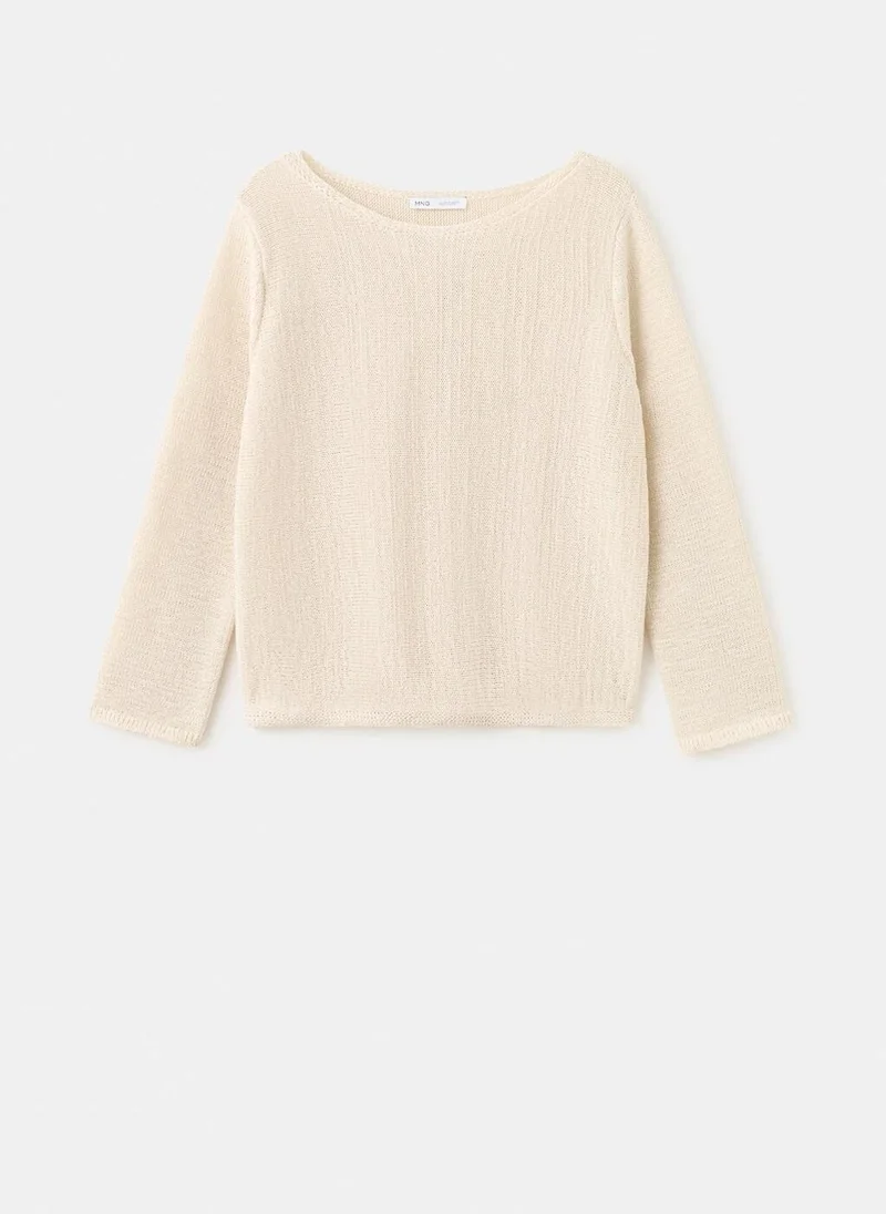 Mango  Open-knit long-sleeve jumper for Women | Best Price UAE
