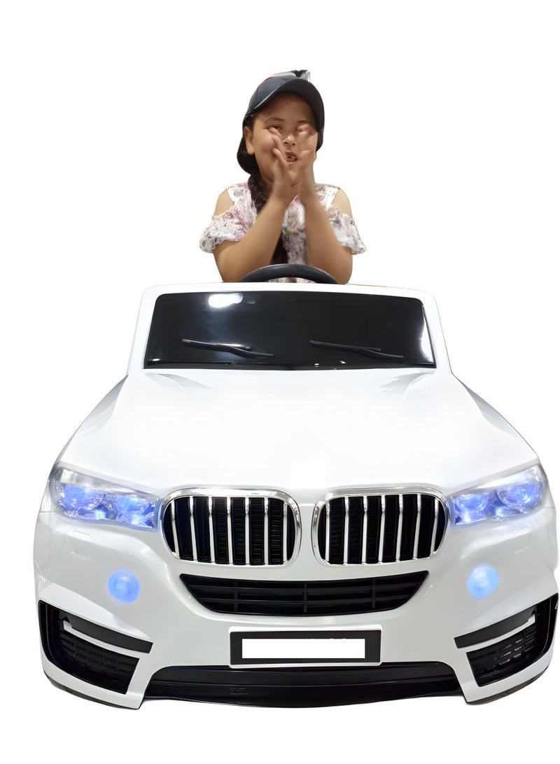 سيارة أطفال كهربائية بتصميم جذاب للأطفال 12V – بمقعدين مع أصوات وشيلات - Image 3