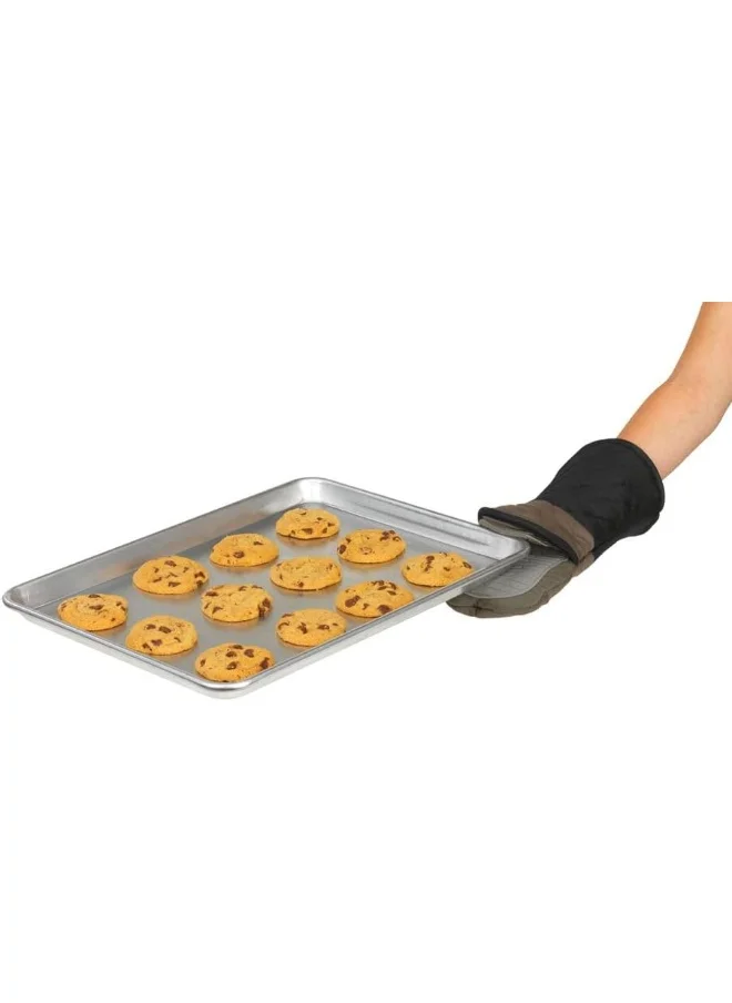 تيفال TEFAL Comfort Gloves | Kitchen Tool | High-Heat Resistance | Non-slip inner grip | Ergonomic Design | Black | Silicone أسود/ رمادي