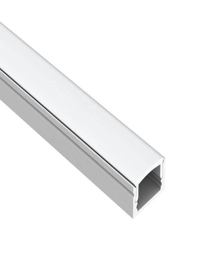 IMPRESSION LIGHTS 17mm Surface Profile 1 Meter long Channel Aluminum Grey Body Straight Linear Tube without Led Strip with Ends Clp fir Indoor and Outdoor Lighting -Pack of 5 - Image 1