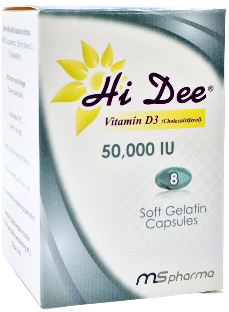 Hidee 50,000 Iu Softgel Capsules 8'S