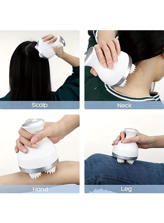 Blue Electric Hair And Scalp Massager Imitating Human Fingers For Relaxation - Image 5