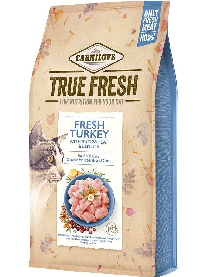 CARNILOVE - Carnilove True Fresh Turkey for Adult Cats 1.8kg - Image 1