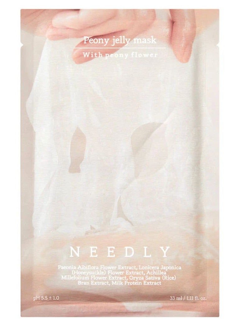 Needly Peony Jelly Mask Brightening and Hydrating 1unit - Image 1