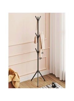 Generic Heavy Duty Coat, Tie and Bag Hanger - Easy Assemble Entryway Storage Hanger, Super Cute and Organized Home Decor (Black)  - Image 1