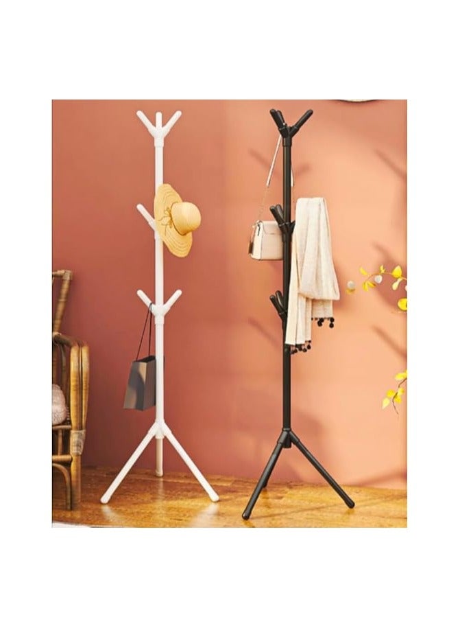 Heavy Duty Coat, Tie and Bag Hanger - Easy Assemble Entryway Storage Hanger, Super Cute and Organized Home Decor (Black) - Image 5