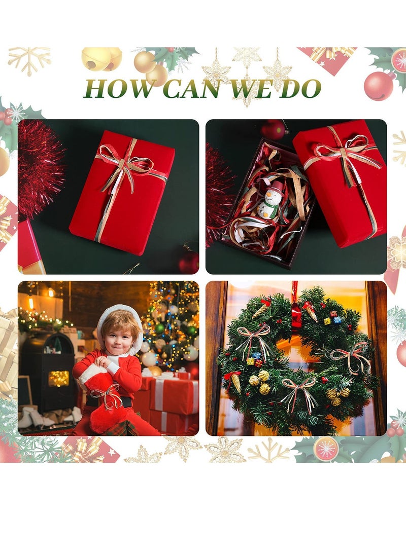 KASTWAVE Colored Paper String Raffia Ribbon, Craft Ribbon Packing Paper Twine Raffia Yarn Paper Ribbon for Valentine Box Wrapping Party Festival Holiday Wedding Decor - Image 4