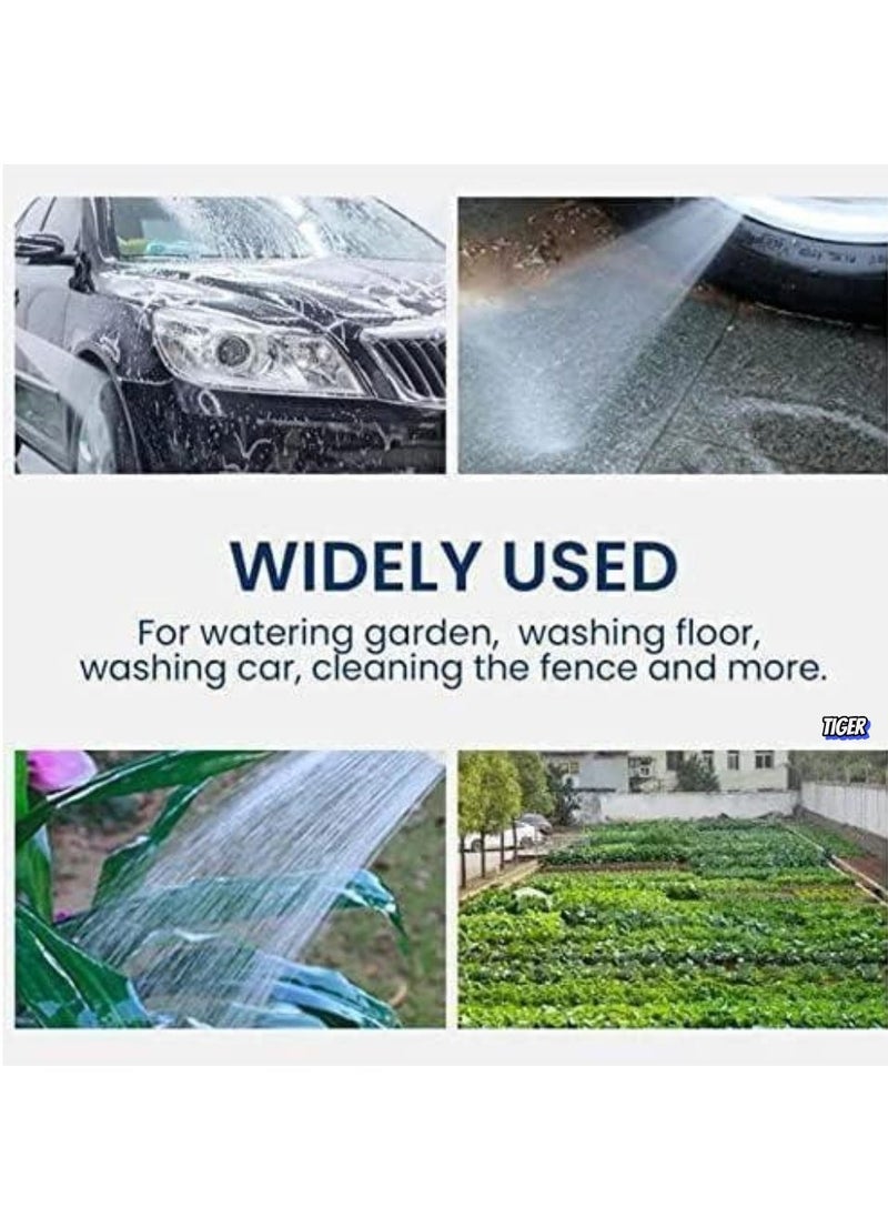 TIGER - NEW Upgrade Car Washing High Pressure Water Gun Nozzle – Garden Hose Nozzle Spray, Adjustable Metal Water Gun Sprinkler for Car, Outdoor Cleaning, and Gardening – Durable and High-Pressure Spray - Image 1