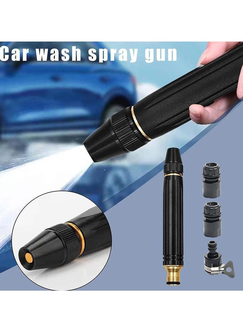 TIGER - NEW Upgrade Car Washing High Pressure Water Gun Nozzle – Garden Hose Nozzle Spray, Adjustable Metal Water Gun Sprinkler for Car, Outdoor Cleaning, and Gardening – Durable and High-Pressure Spray - Image 1