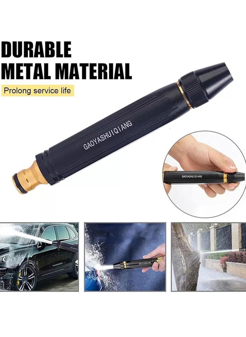 TIGER - NEW Upgrade Car Washing High Pressure Water Gun Nozzle – Garden Hose Nozzle Spray, Adjustable Metal Water Gun Sprinkler for Car, Outdoor Cleaning, and Gardening – Durable and High-Pressure Spray - Image 1