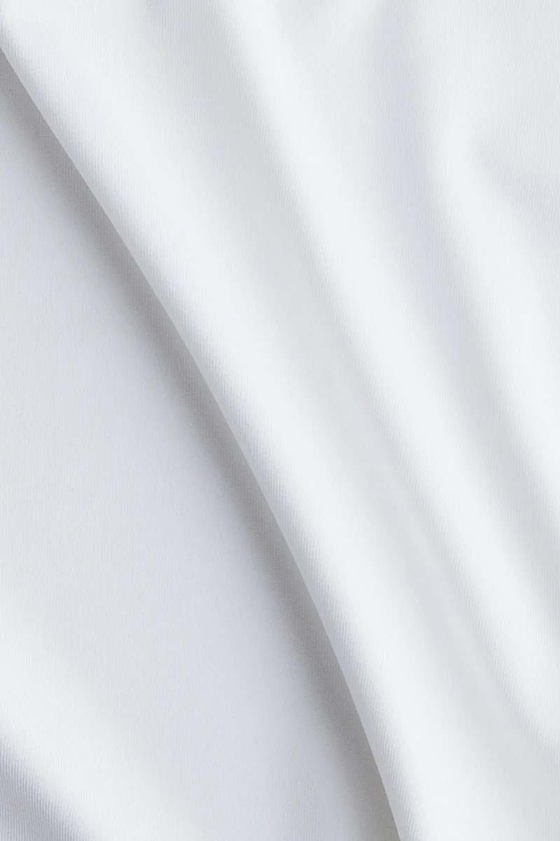 H&M Cap-sleeved microfibre body