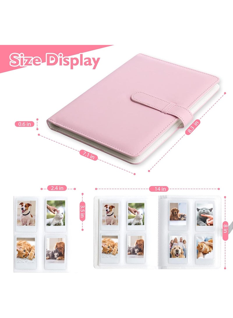 INSIJAM 256 Photos Album for Fujifilm Instax Mini Camera Polaroid 2x3" Zink Pictures Photo Album Book for Instax Mini 11 12 9 90 70 40 8 Instant Camera and Film - Image 5
