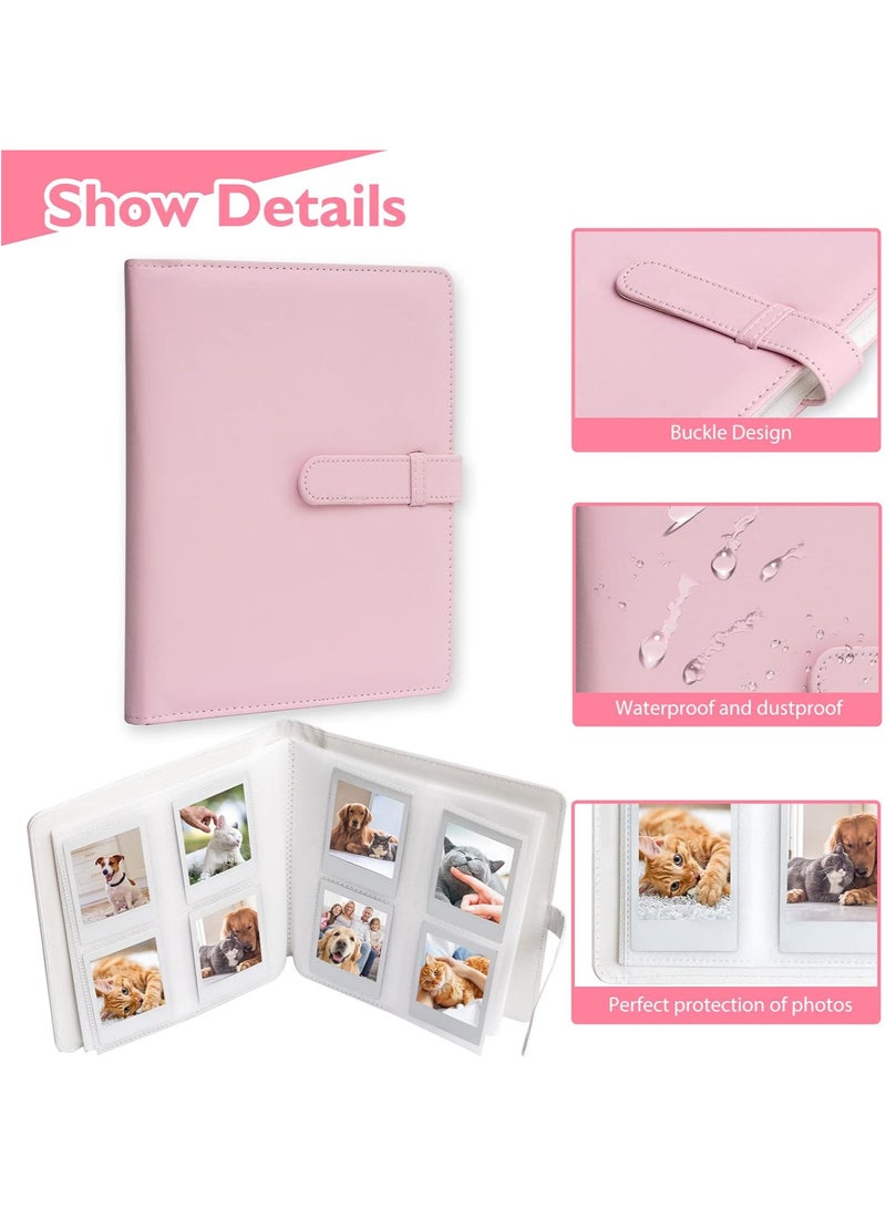 INSIJAM 256 Photos Album for Fujifilm Instax Mini Camera Polaroid 2x3" Zink Pictures Photo Album Book for Instax Mini 11 12 9 90 70 40 8 Instant Camera and Film - Image 3