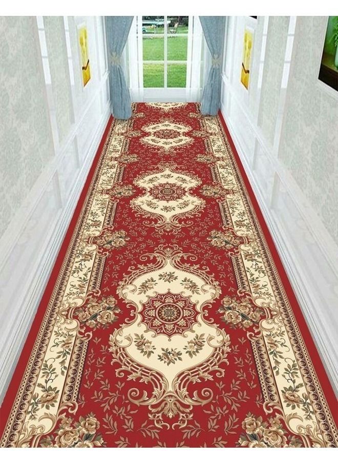 fashionhome سجادة أرضية مطبوعة لاصقة قابلة للغسل بتصميم جديد، 300 × 80 سم، مستطيلة - Image 4