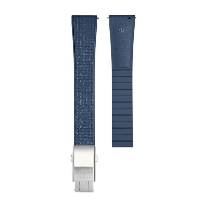 Bluejw Quick Release FKM Rubber Watch Strap 18mm 20mm 21mm 22mm - Premium Waterproof Replacement Band for Tissot & Omega Watches - Image 1