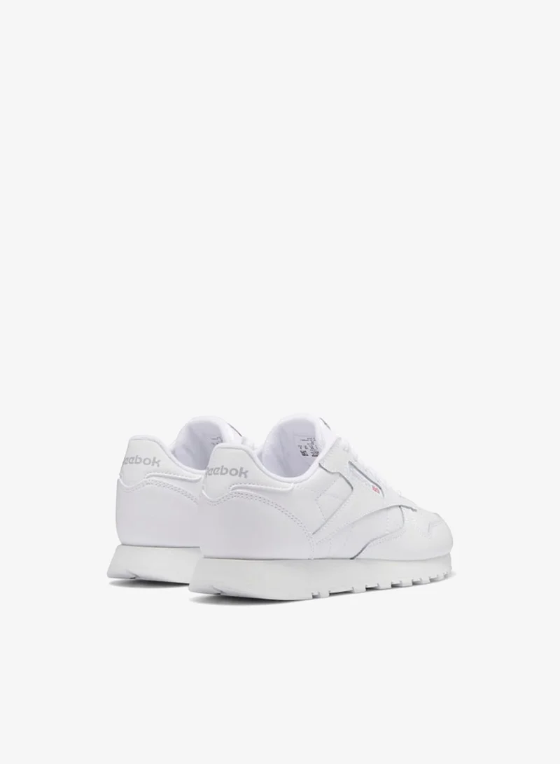 Reebok Ftwr White/Ftwr White/Ftwr White Reebok Classic Leather Boys Grade School Shoes for Men | Best Price UAE