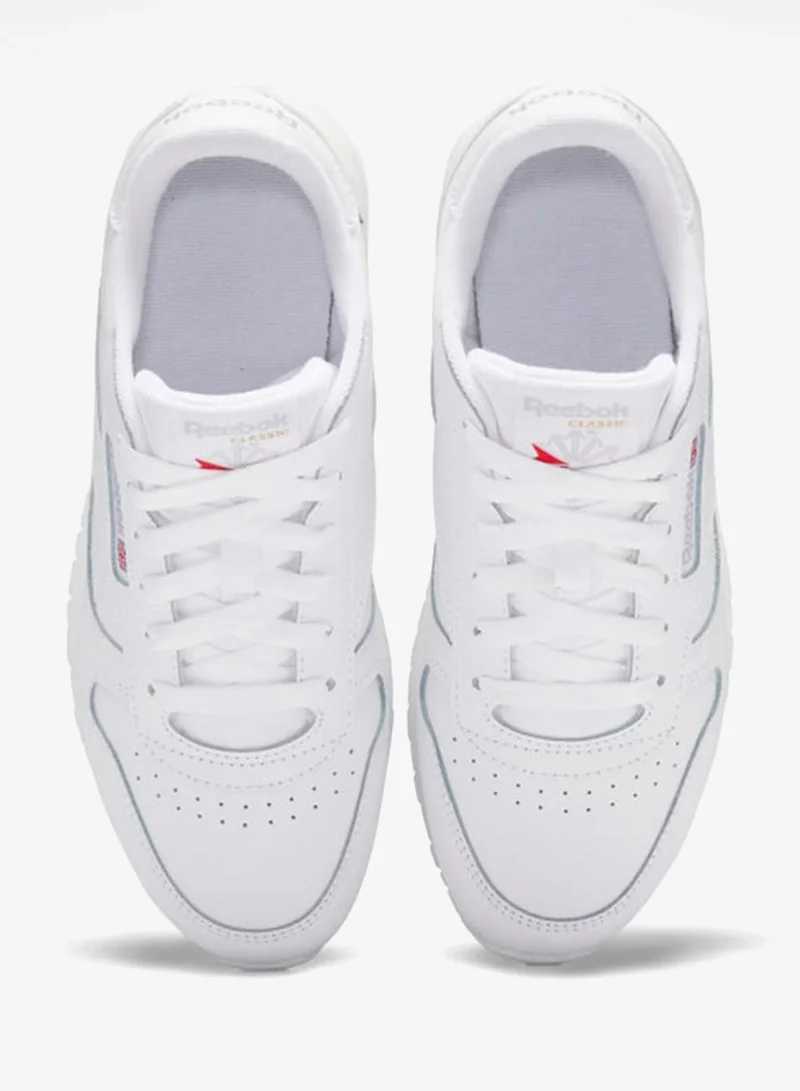 Reebok Ftwr White/Ftwr White/Ftwr White Reebok Classic Leather Boys Grade School Shoes for Men | Best Price UAE