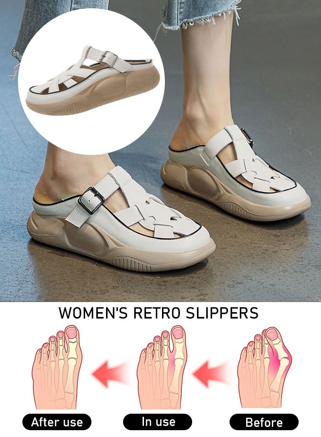 Women's casual sandals, featuring fashionable style, lightweight, breathable, anti-slip, comfortable, able to increase the height of the feet and soft texture. - Image 1