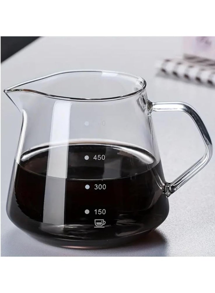 ELTRAZONE 12-Piece Coffee Brewing Set with 600ml Stainless Steel Kettle, Glass Server, Dripper, Manual Grinder, Filters, Scale, Thermometer, Mug, Spoon, Cleaner & Travel Bag for Home and Outdoor Coffee Making - Image 3