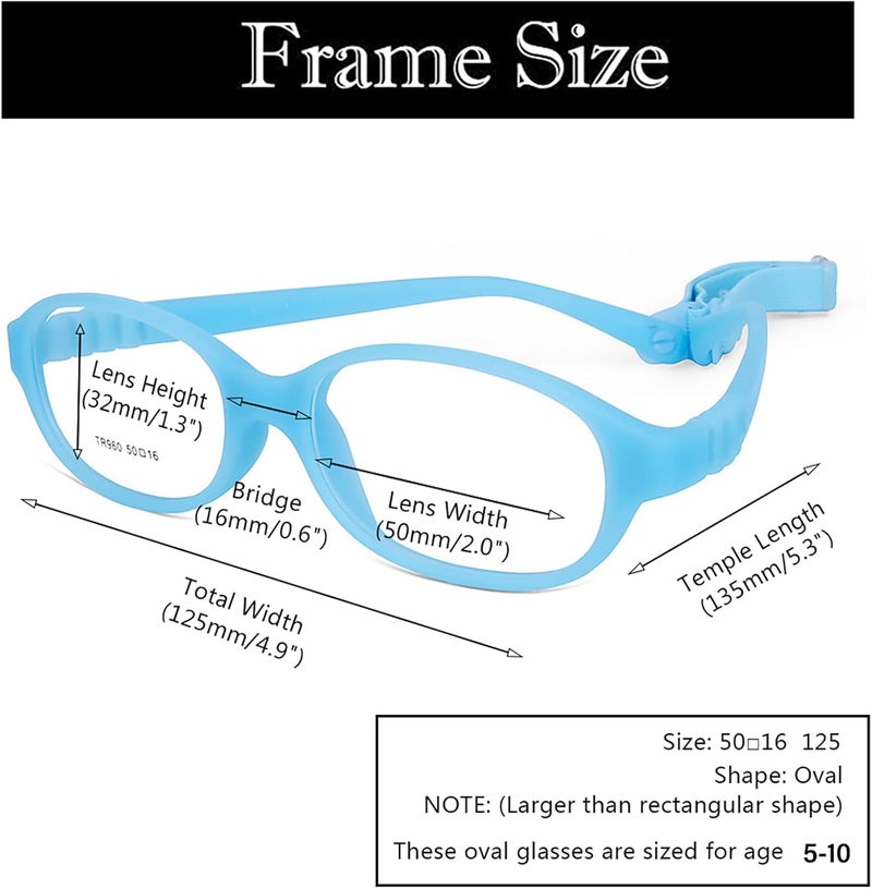 AQWANO Children Optical Glasses Frame tr90 Flexible Bendable One-piece Safe Eyeglasses Girls Boy - Image 4