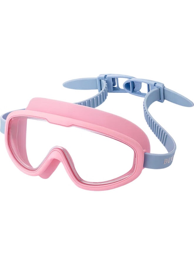 Balneaire High-End Fashion Children'S Color-Block Active Swimming Goggles, Large Frame, Waterproof, Anti-Fog, High-Definition, Uv Protection, Vacation Swimming Goggles, Yellow - Image 2