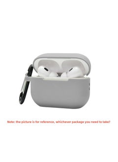 Airpodspro Earphone Case For Apple 3 Generation Bluetooth Headset Protective Cover Airpods Series Protective Shell-Color:Gray-Applicable Model:Airpods 4 Pearlescent Packaging