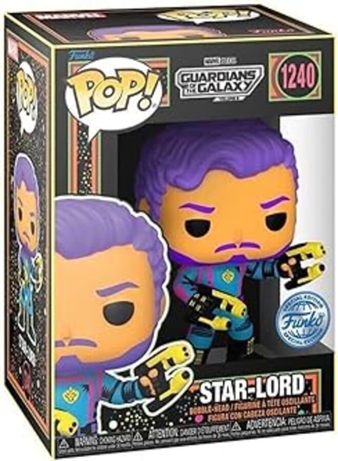 Funko POP! Blacklight Star-Lord Marvel Guardians of The Galaxy Vol. 3 Exclusive