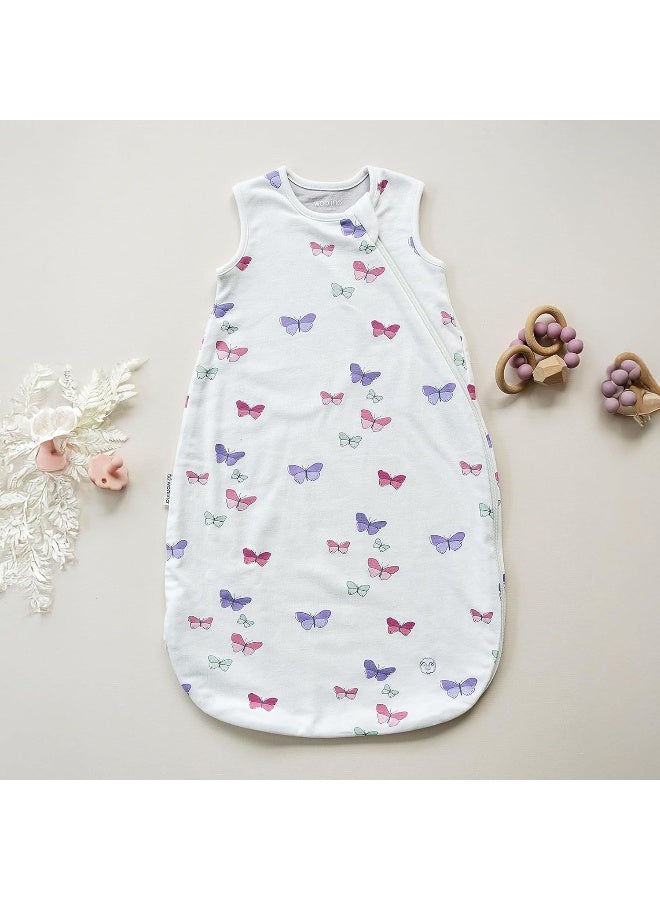 Woolino Baby Sleeping Bag, 4 Season Basic Merino Wool Wearable Blanket, 18-36 Months, Butterfly - Image 5