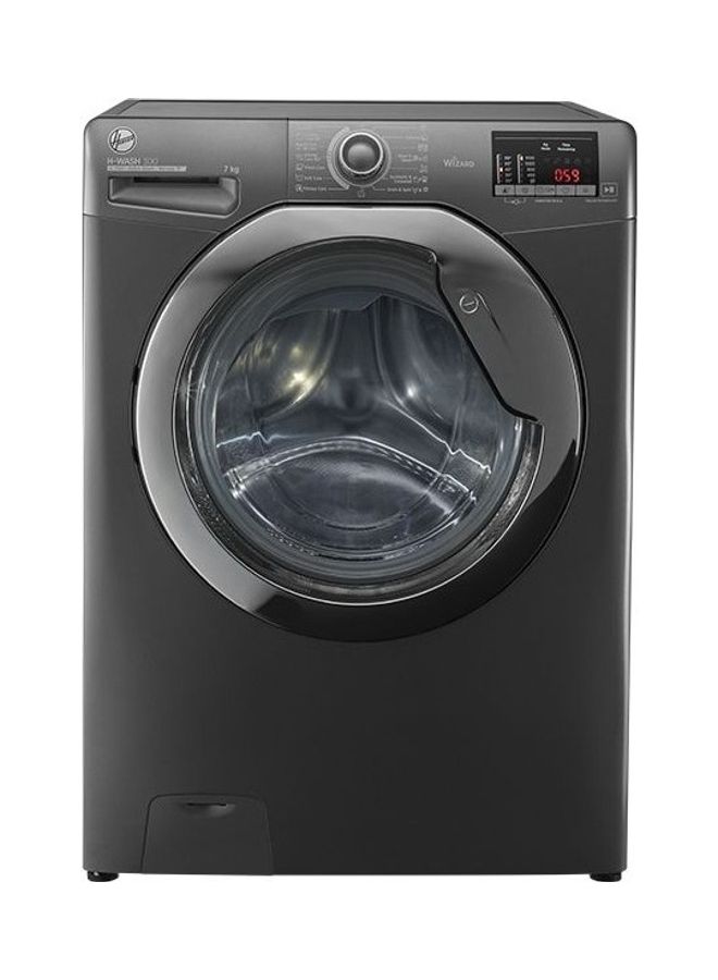 هوفر غسالة ملابس أوتوماتيكية بالكامل سعة 7 kg H3WS173DC3R-ELA لون فضي - Image 1