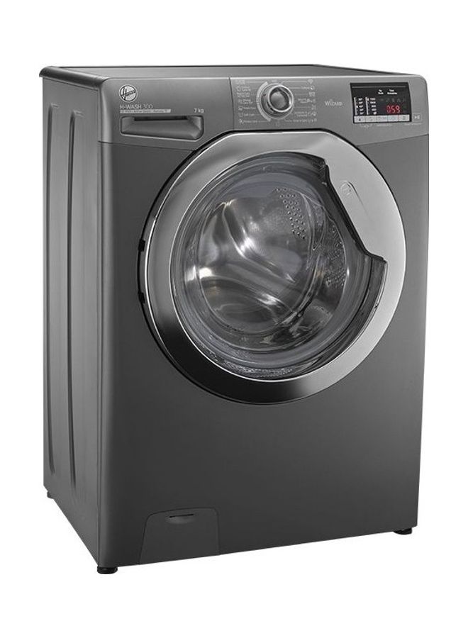 هوفر غسالة ملابس أوتوماتيكية بالكامل سعة 7 kg H3WS173DC3R-ELA لون فضي - Image 2