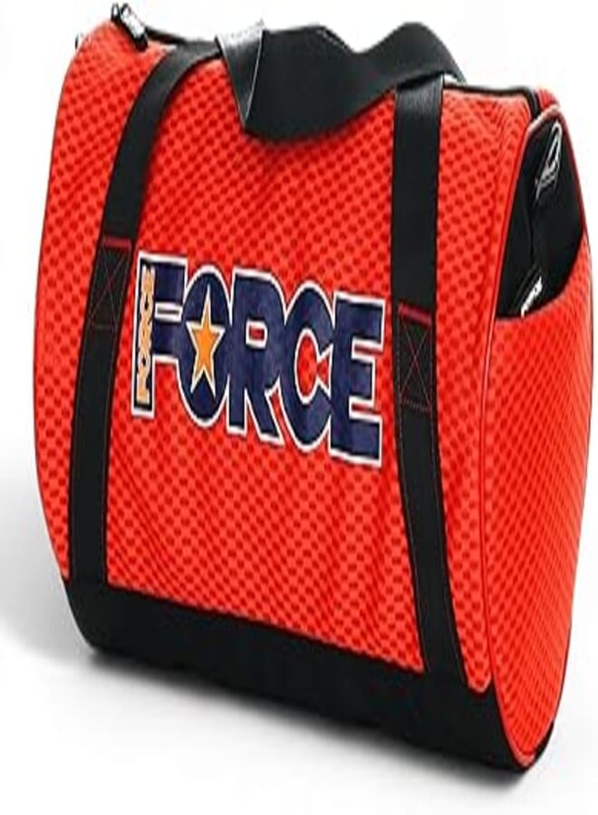 Force Sports Bag Mesh | Durable & Stylish | Gym Workout Travel Beach | 45x25x25 cm | Orange 2