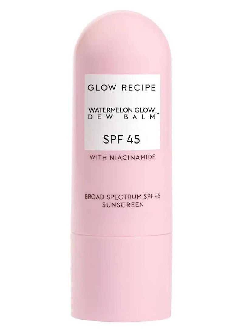 GLOW RECIPE Watermelon Glow Niacinamide Dew Balm Sunscreen Stick SPF 45 - 16.5g - Image 1